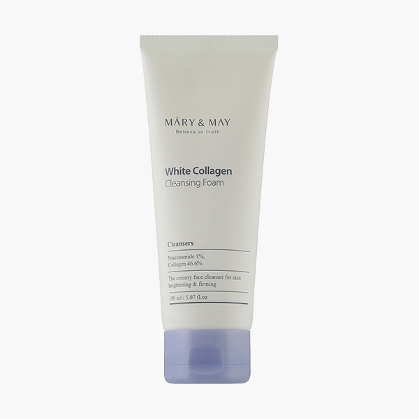 Mary & May White Collagen Cleansing Foam, 150мл