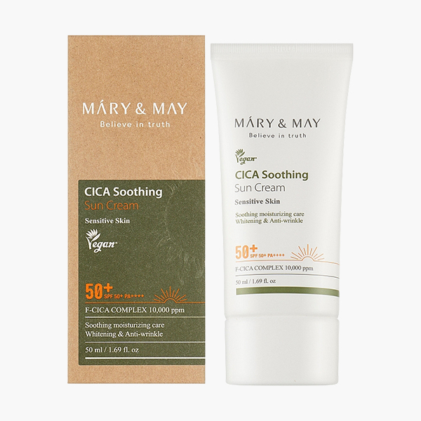 Mary & May Cica Soothing Sun Cream, 50мл