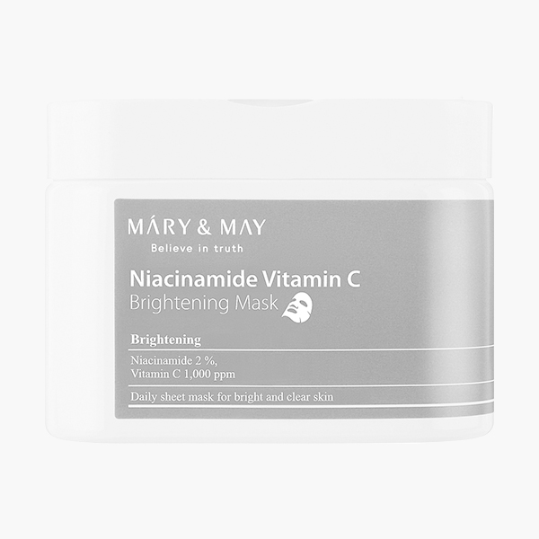 Mary & May Niacinamide Vitamin C Brightening Mask, 30шт