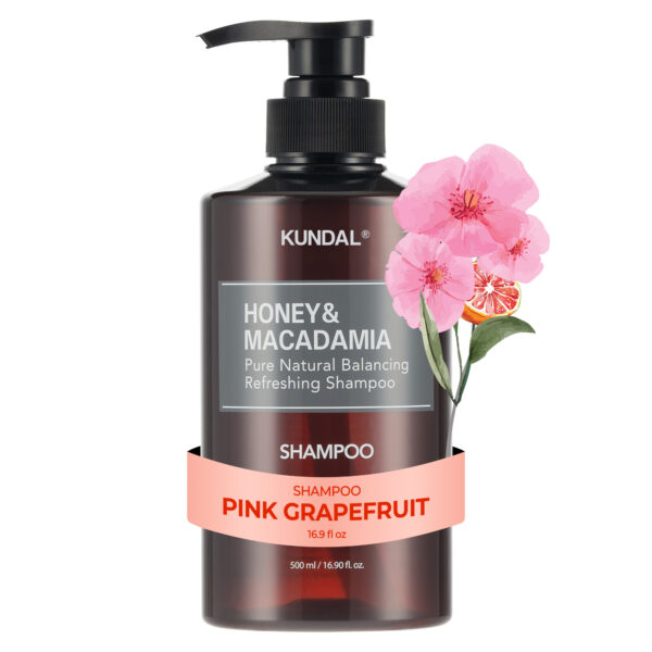 Kundal Honey Macadamia Nature Shampoo Pink Grapefruit, 500мл