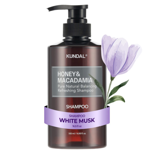 Kundal Honey Macadamia Nature Shampoo White Musk, 500мл