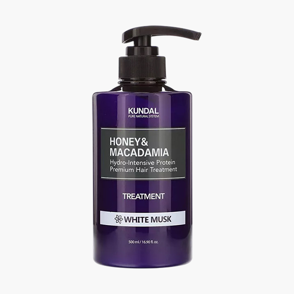 Kundal Honey Macadamia Protein Premium Treatment White Musk, 500мл