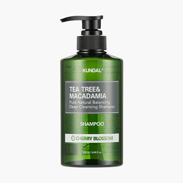 Kundal Tea Tree Macadamia Deep Cleansing Shampoo Cherry Blossom, 500мл
