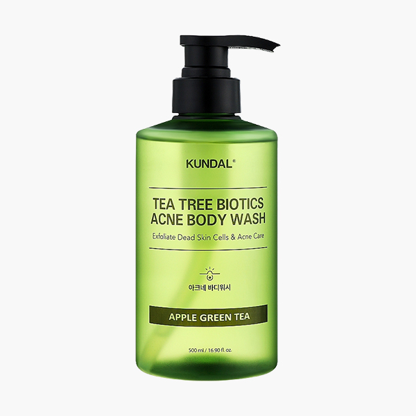 Kundal Teatree Biotics Acne Body Wash Apple Green Tea, 500мл