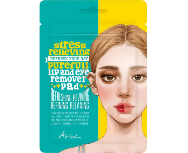 Ariul Stress Relieving Purefull Lip And Eye Remover Pad, 10шт