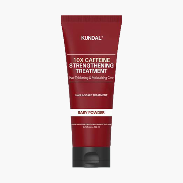 Kundal 10X Caffeine Strengthening Treatment Baby Powder, 200мл