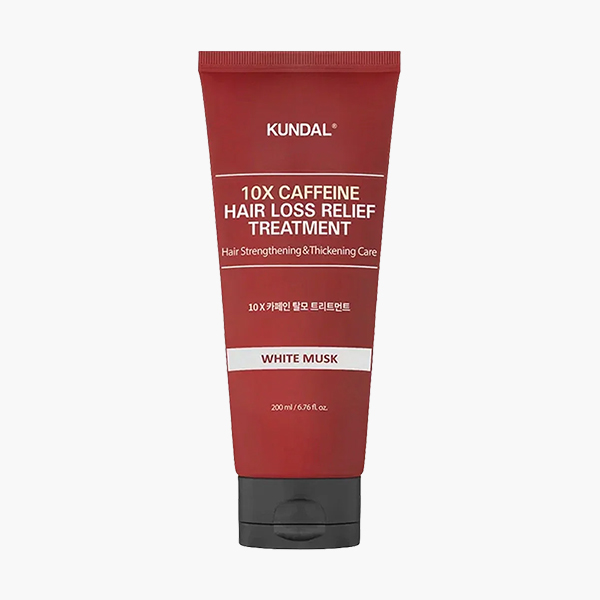 Kundal 10X Caffeine Strengthening Treatment White Musk, 200мл