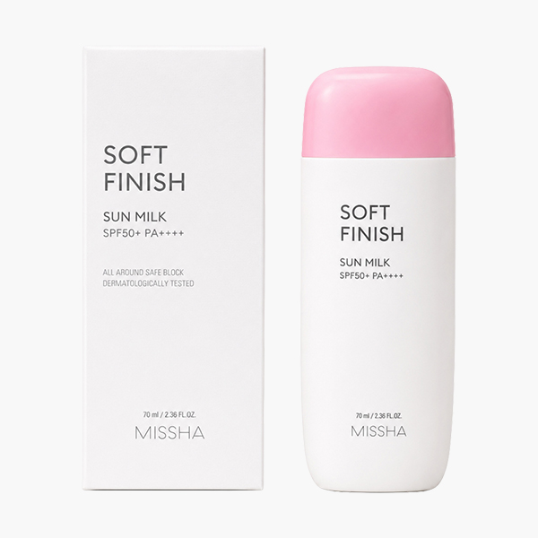 Missha All Around Safe Block Soft Finish Sun Milk, 70мл